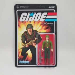 New G.I. Joe Trooper Greenshirt (Tan) Infantry Army Grunt Figure (Unpunched)